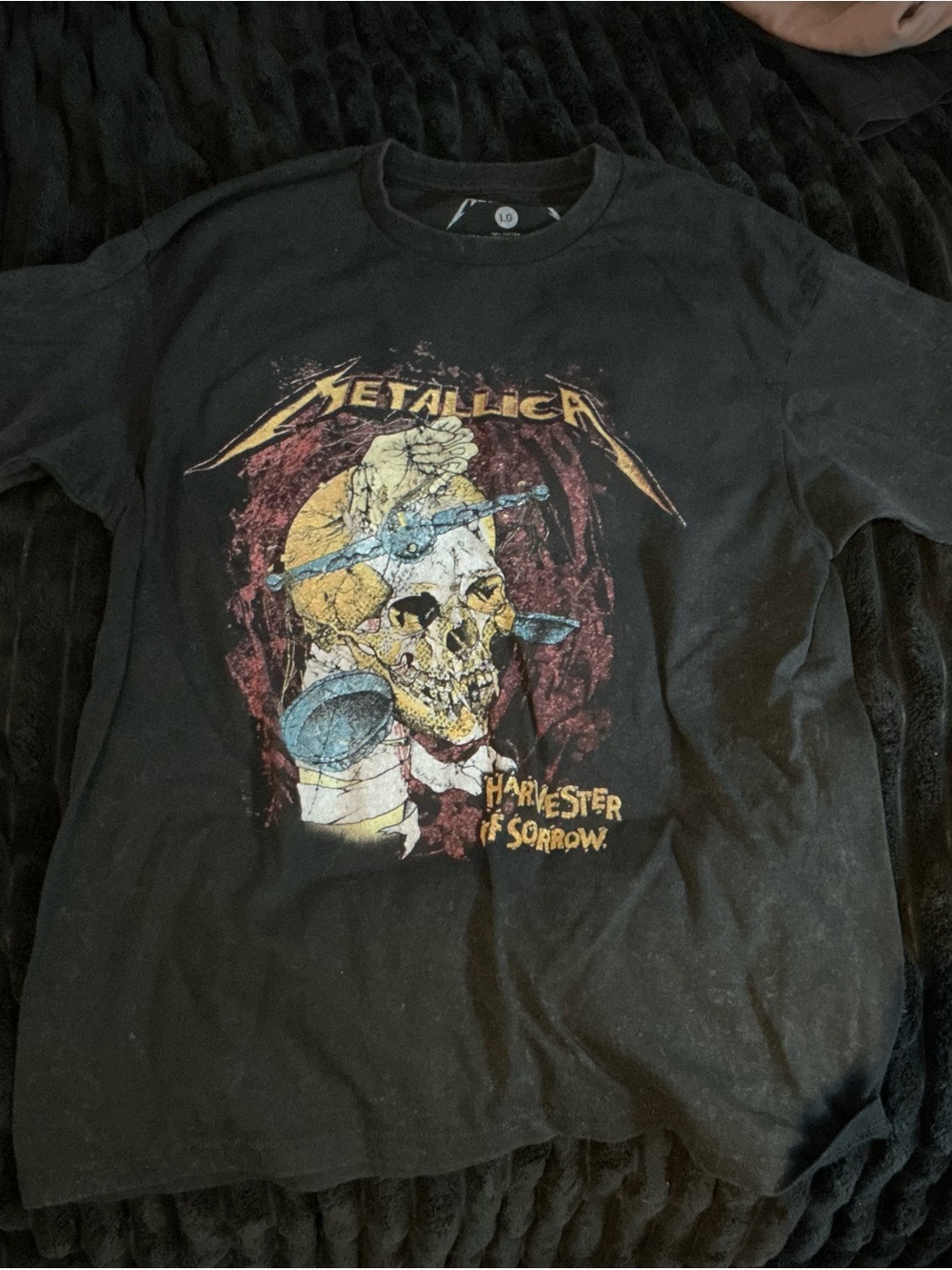 Urban Planet Black Metallica 'Harvester of Sorrow' Graphic Tee